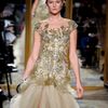 Marchesa Fall 2012 Silver Studded Clutch in Gold - Lyst