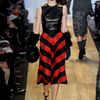 Michael Kors Fall 2012 Sleeveless Crew Neck Leather Top in Black (black, red) - Lyst