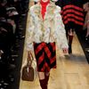 Michael Kors Fall 2012 Leather And Fur Oversized Tote In Brown And Beige in Brown - Lyst