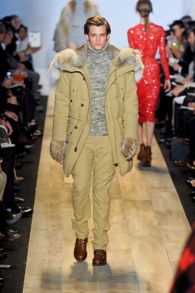 Michael Kors Fall 2012 Casual StraightLeg Pants in Beige for Men - Lyst