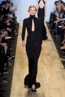 Michael Kors Fall 2012 High Heel Platform Leather Sandals In Black  - Lyst