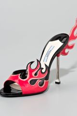 Prada Flame Mule Slide Sandal