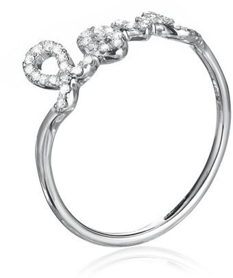 Sydney Evan Love Script Ring - Lyst