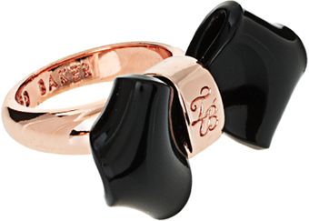Ted Baker Acrylic Folded Bow Ring - Lyst