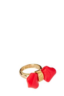 Ted Baker Acrylic Folded Bow Ring - Lyst