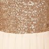 Tfnc Tfnc Midi Dress with Sequin Bodice in Black (goldcream) - Lyst