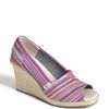 Toms Cruz Woven Wedge Sandal in Purple (fuchsia multi) - Lyst