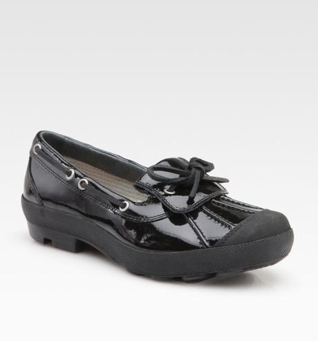 Ugg Ashdale Patent Leather Rain Shoes in Black | Lyst