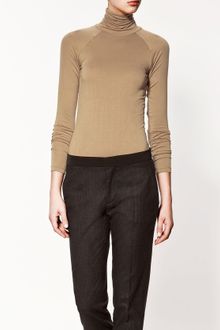 Zara Turtleneck T-shirt - Lyst