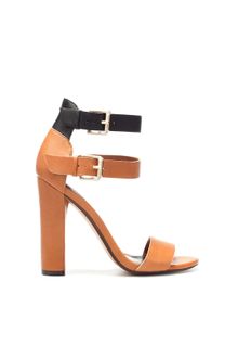 Zara High Heel Sandal with Buckles - Lyst