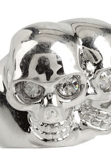 Alexander McQueen Siamese Skull Ring - Lyst