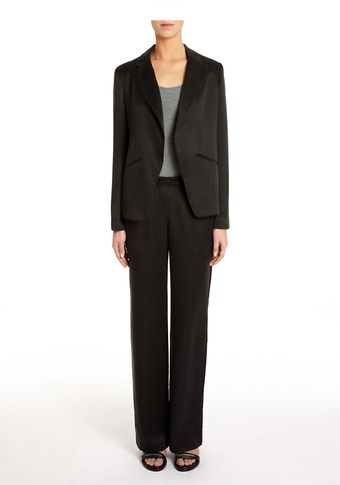  Silk Jacquard Charmeuse Pj Blazer 