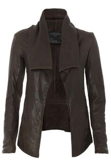 AllSaints Datya Leather Jacket - Lyst