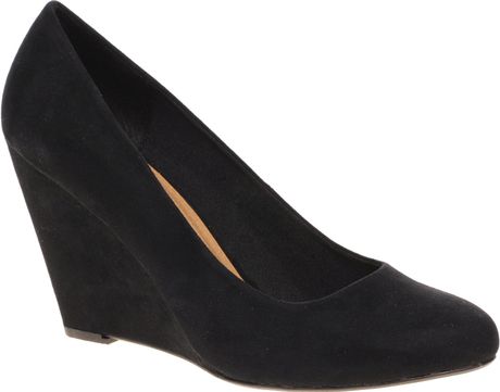 Asos Asos Sunrise Wedge Court Shoes in Black - Lyst