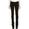 Balmain Suede Slim Pant in Black (gold) - Lyst