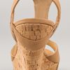 Belle By Sigerson Morrison Celsa Wedge Sandals in Beige - Lyst