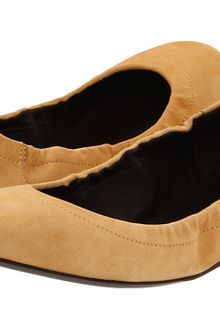Burberry Graton Elasticized Edge Leather Ballerinas - Lyst