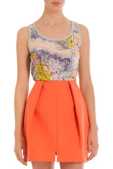 Carven Map Tank - Lyst