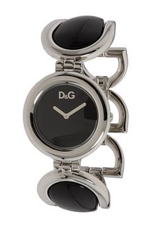 D&G Stainless Steel Black Watch - Lyst