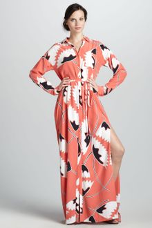 Diane Von Furstenberg Laramie Belted Maxi Dress - Lyst
