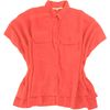 Diane Von Furstenberg Elma Blouse in Red (cherry) - Lyst