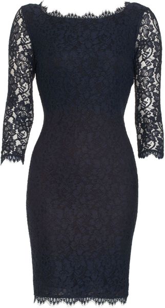 Diane Von Furstenberg Lace Dress - Lyst