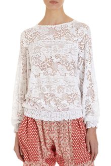 Etoile Isabel Marant Lace Sweatshirt - Lyst