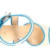 Giuseppe Zanotti Wedge Sandals in Blue (n) - Lyst