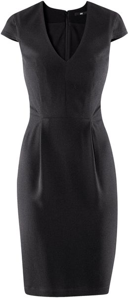 H&m Dress in Black - Lyst