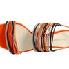 Jil Sander Flat Sandals in Orange (f) - Lyst