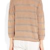 Kain Raine Striped Openknit Linenblend Sweater in Brown (café) - Lyst