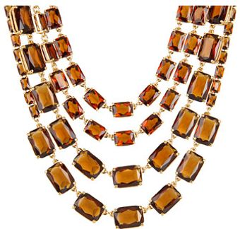  Jewel Blocks Bib Necklace 
