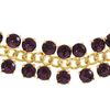 Kate Spade Crystal Court Bracelet in Purple (p) - Lyst