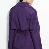 Kenneth Cole Double Collar Trench Coat in Purple - Lyst