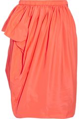 Marc By Marc Jacobs Ellsworth Draped Taffeta Pencil Skirt