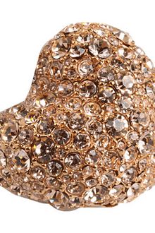 Marc By Marc Jacobs Pave Heart Ring - Lyst