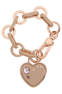 Marc By Marc Jacobs Heart Charm Bracelet - Lyst