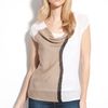 Nic + Zoe Colorblock Sweater in Beige (white/ beige multi) - Lyst