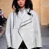 Proenza Schouler Fall 2012 Metallic Turtle Neck Top  in Silver - Lyst