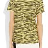 Proenza Schouler Zebraprint Cotton Tshirt in Yellow (zebra) - Lyst