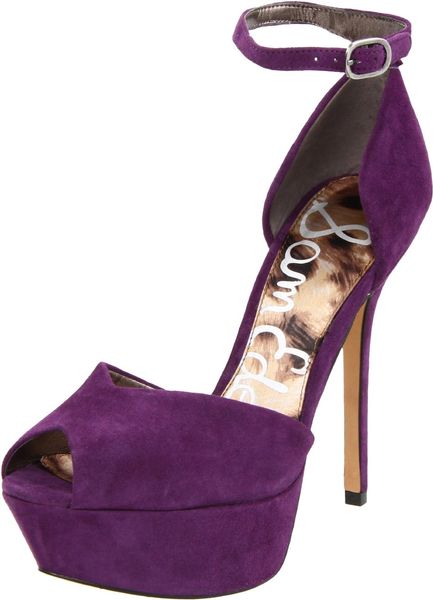 Sam Edelman Womens Marina Sandal in Purple (purple moonstone) - Lyst