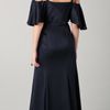 Temperley London Long Scarlet Shoulder Dress in Black (ink) - Lyst