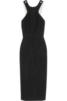 Victoria Beckham Stretch-crepe Cutaway Dress - Lyst