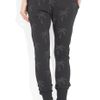 Zoe Karssen Palm Treeprint Cottonblend Fleece Track Pants in Gray (charcoal) - Lyst