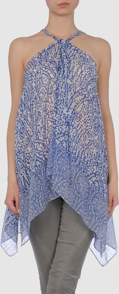 Bgn Top in Blue - Lyst