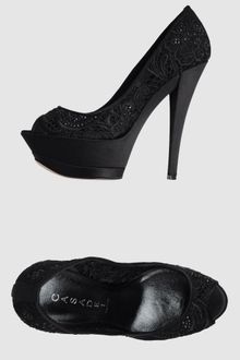 Casadei Pumps With Open Toe - Lyst
