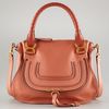 Chloé Marcie Small Shoulder Bag in Brown (gray) - Lyst