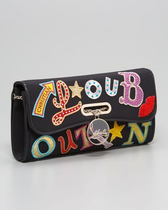 Christian Louboutin Riviera Clutch - Lyst