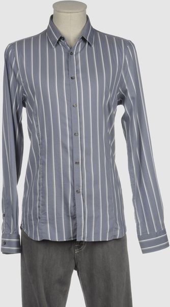 Gazzarrini Long Sleeve Shirt in Gray for Men (grey) - Lyst