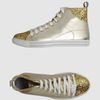 Pierre Darre' Hightop Sneaker in Gold - Lyst